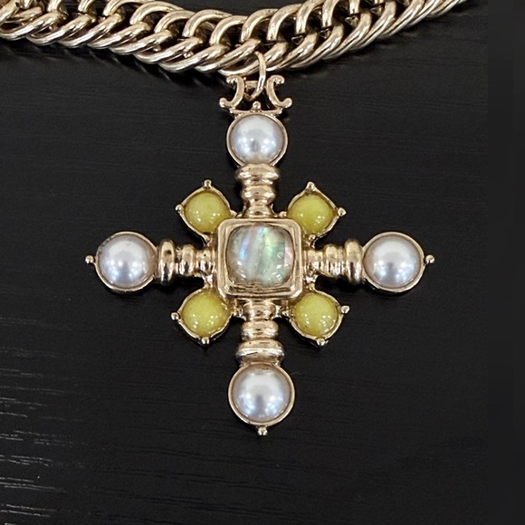 Free People Betrothed Renaissance Chain Belt Yellow/Gold Size 2-12 NWT - Picture 3 of 9